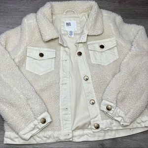 Girls Jacket (L) Cream colored